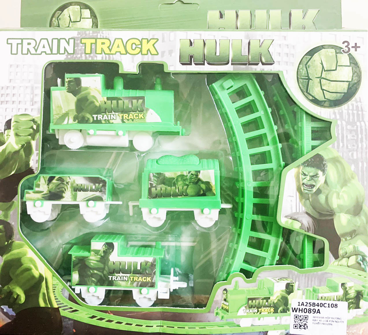Xe lửa thomas, elsa, kitty, nhện, avenger, hulk, pokemon, xe chạy trên đường ray chở thú
