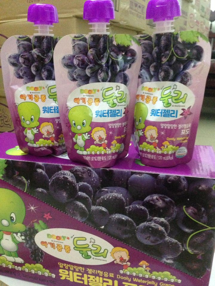 Thạch pudding, nước thạch, nước hồng sâm vị trái cây DOOLY Hàn Quốc