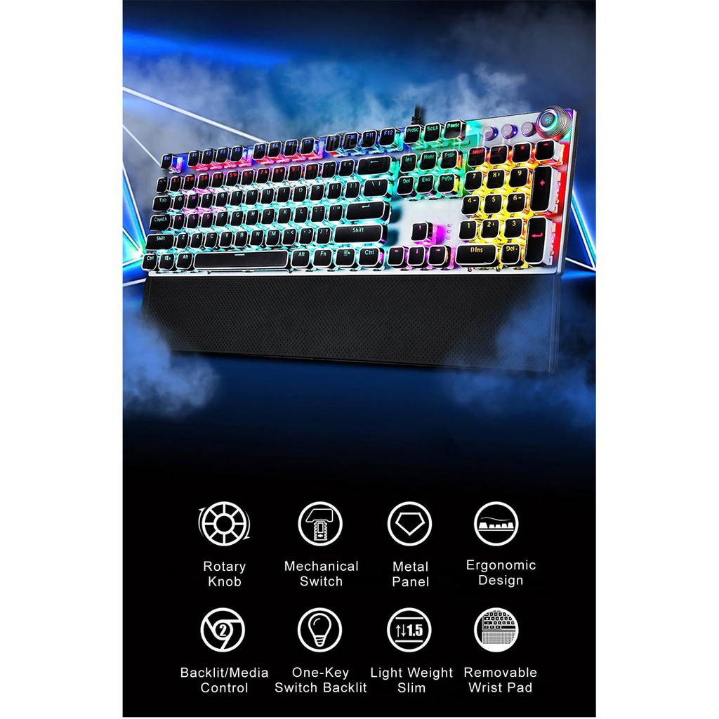 Bàn phím cơ Gaming có LED Philips 8614