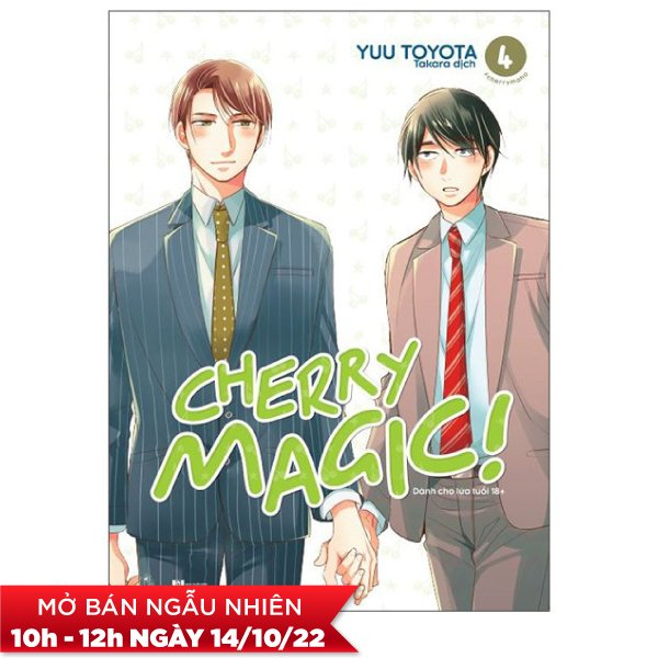 Fahasa - cherry magic - tập 4 - tặng kèm postcard + card sns