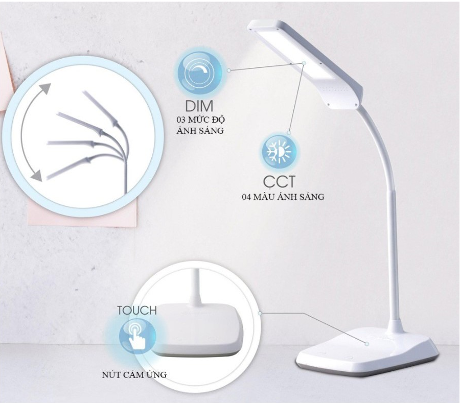 Đèn bàn LED cảm ứng RD-RL-36.LED Rạng Đông