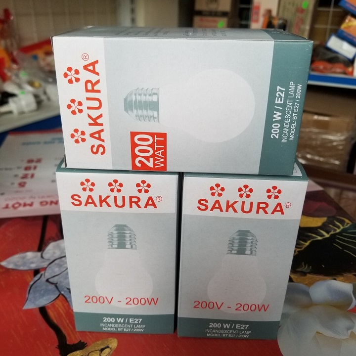 Bóng đèn sợi đốt 200w Nano