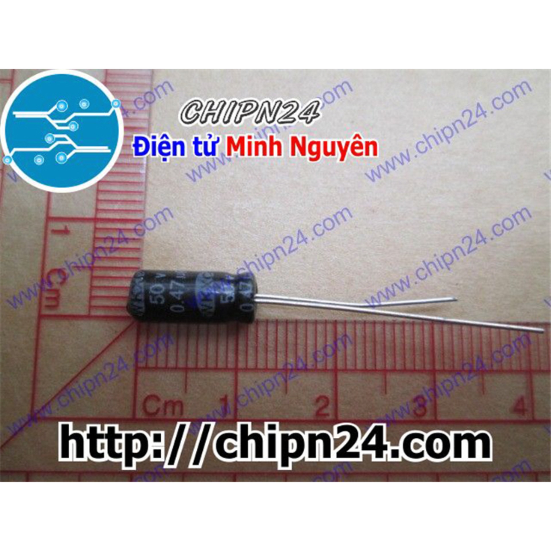 Tụ hóa 0.47uf 50v