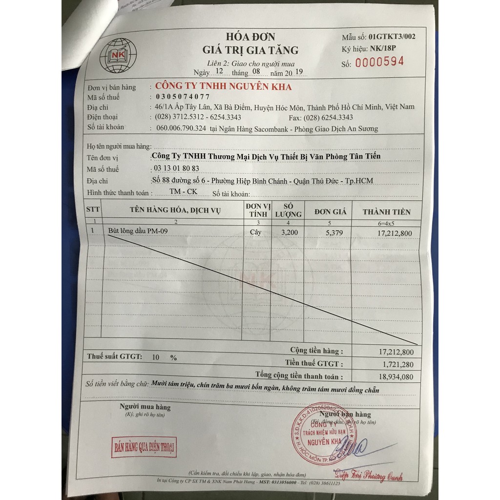 [HCM]Bút lông dầu TL PM09
