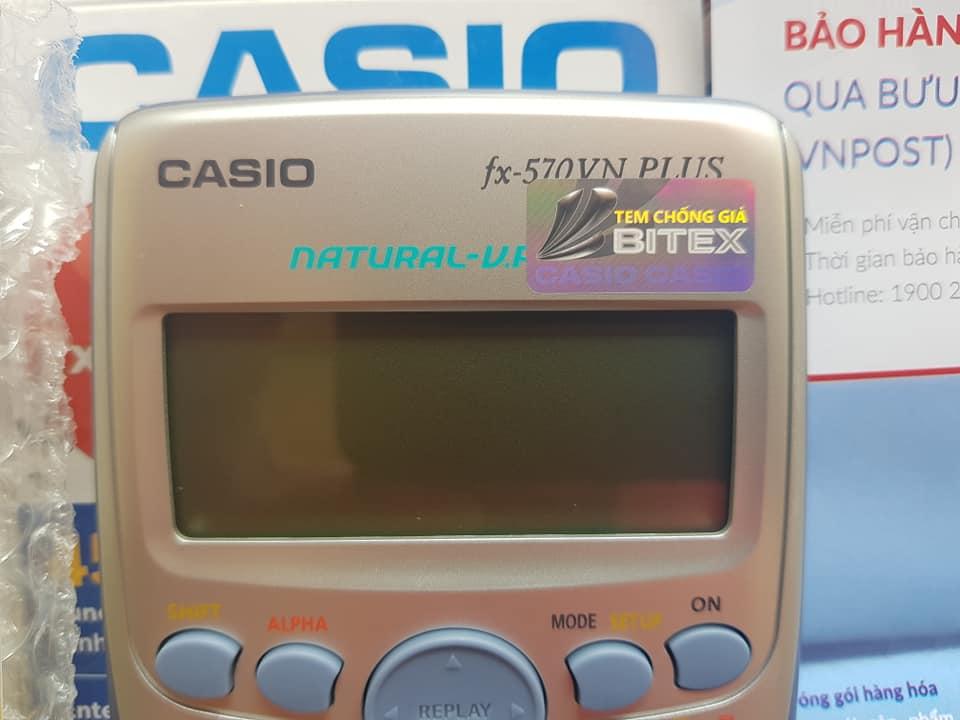 [RẺ VÔ ĐỊCH] Máy tính casio fx 570 vnplus Bảo hành 7 năm