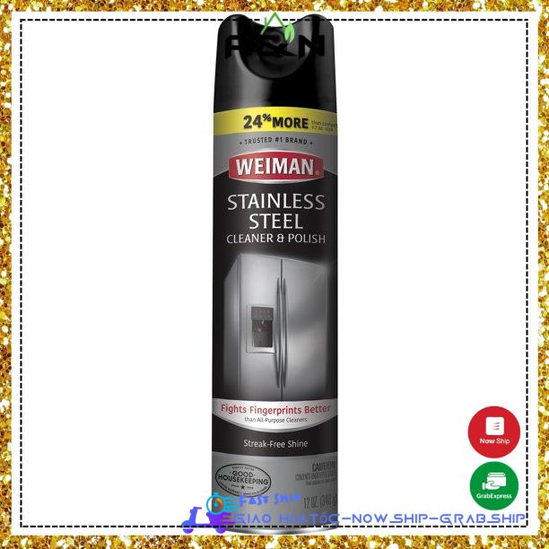 [HCM]Weiman xịt đánh bóng và làm sạch inox thép - 355ml
