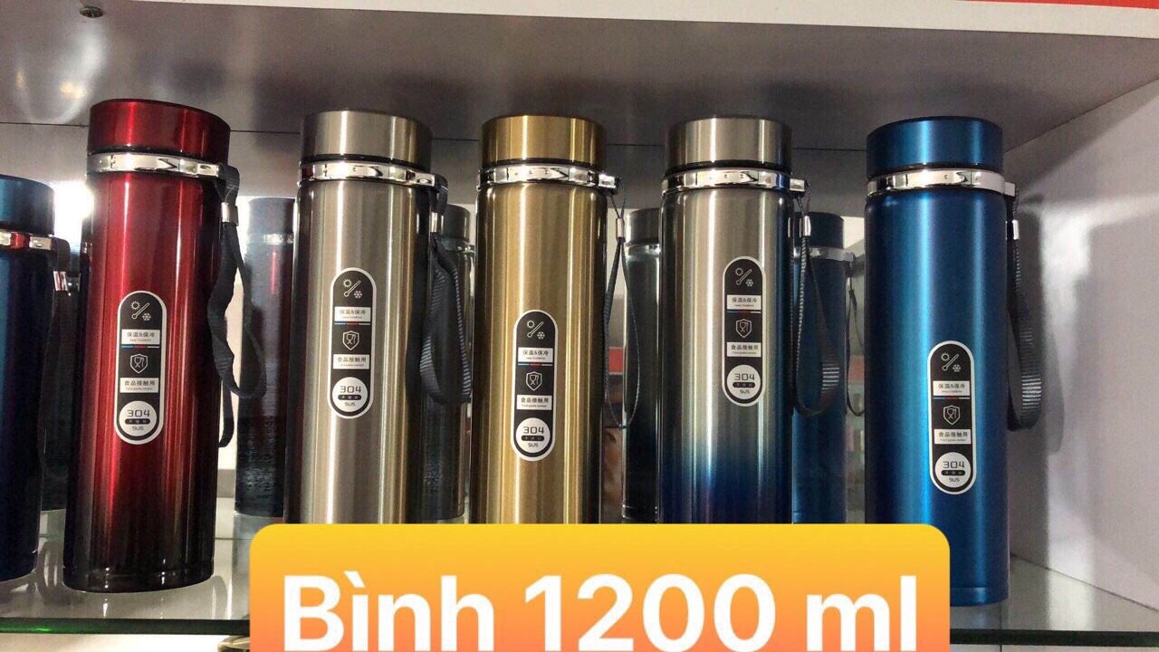Bình giữ nhiệt cao cấp inox 304 SUS 1000ml