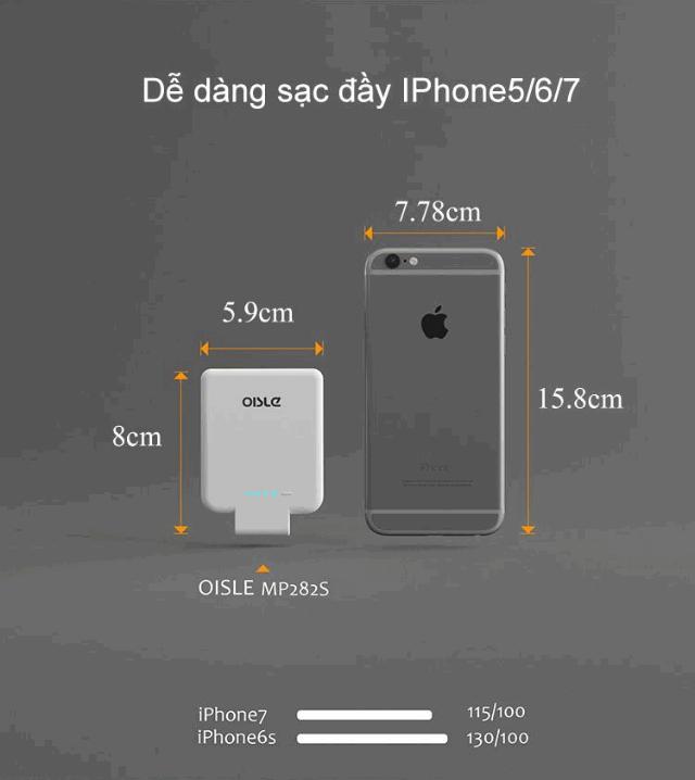 Online Mall - Sạc pin dự phòng mini dạng ốp giữ