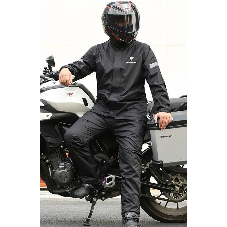 Áo Mưa Bộ Motowolf MDL 0401 cao cấp gọn nhẹ,chống nước tốt