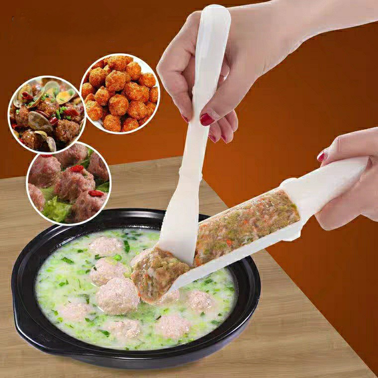 Bộ dụng cụ chia thịt viên , mọc , chả cá viên tiện lợi - khuôn chia thịt băm chả cá thác lác làm bún mọc siêu nhanh