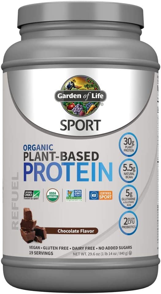HCMBột protein thực vật hữu cơ Garden of Life Sport chocolate 840g