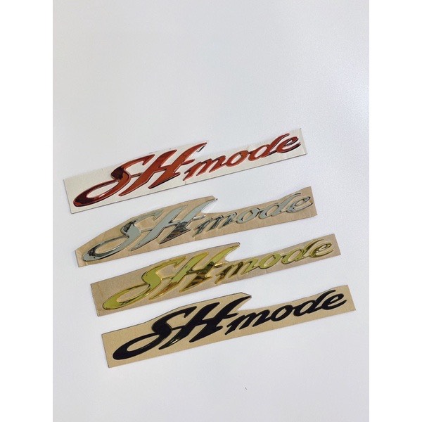 Tem logo, tem chữ nổi SH Mode nhiều màu