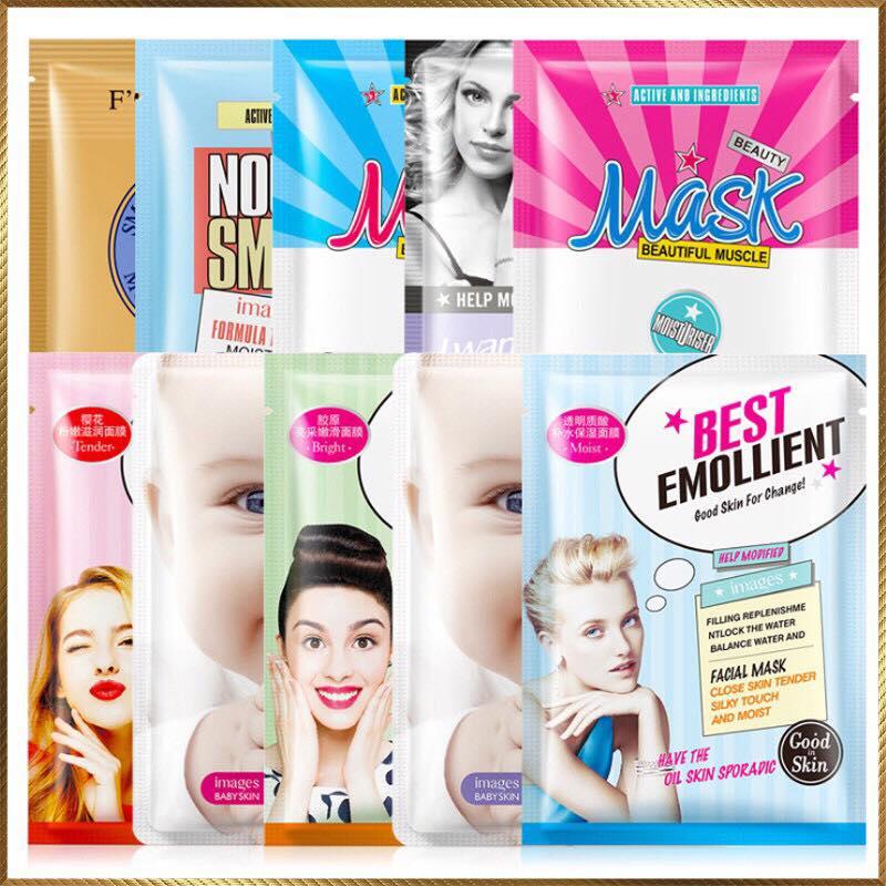 combo 5 mặt nạ đắp mặt Bioaqua, One Spring, Images CM29
