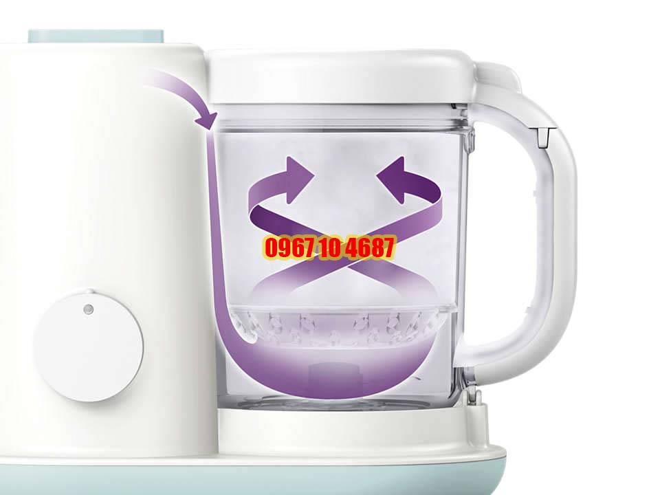 [HCM]Máy hấp và xay thức ăn 2 in 1 Philips Avent SCF862/02