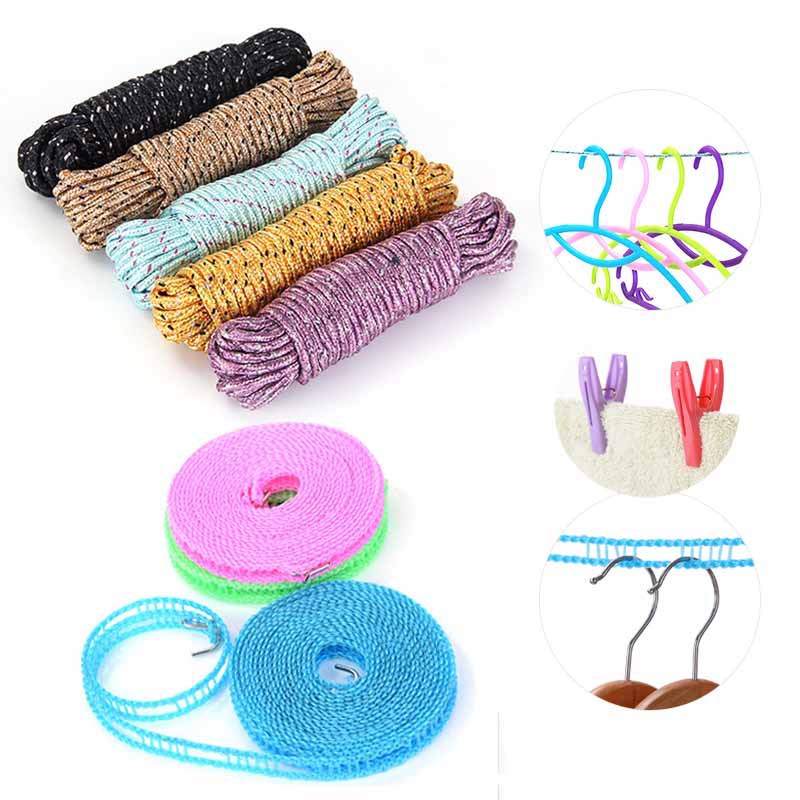 Cuộn dây phơi quần áo CÓ LỖ, dây phơi đồ thông minh