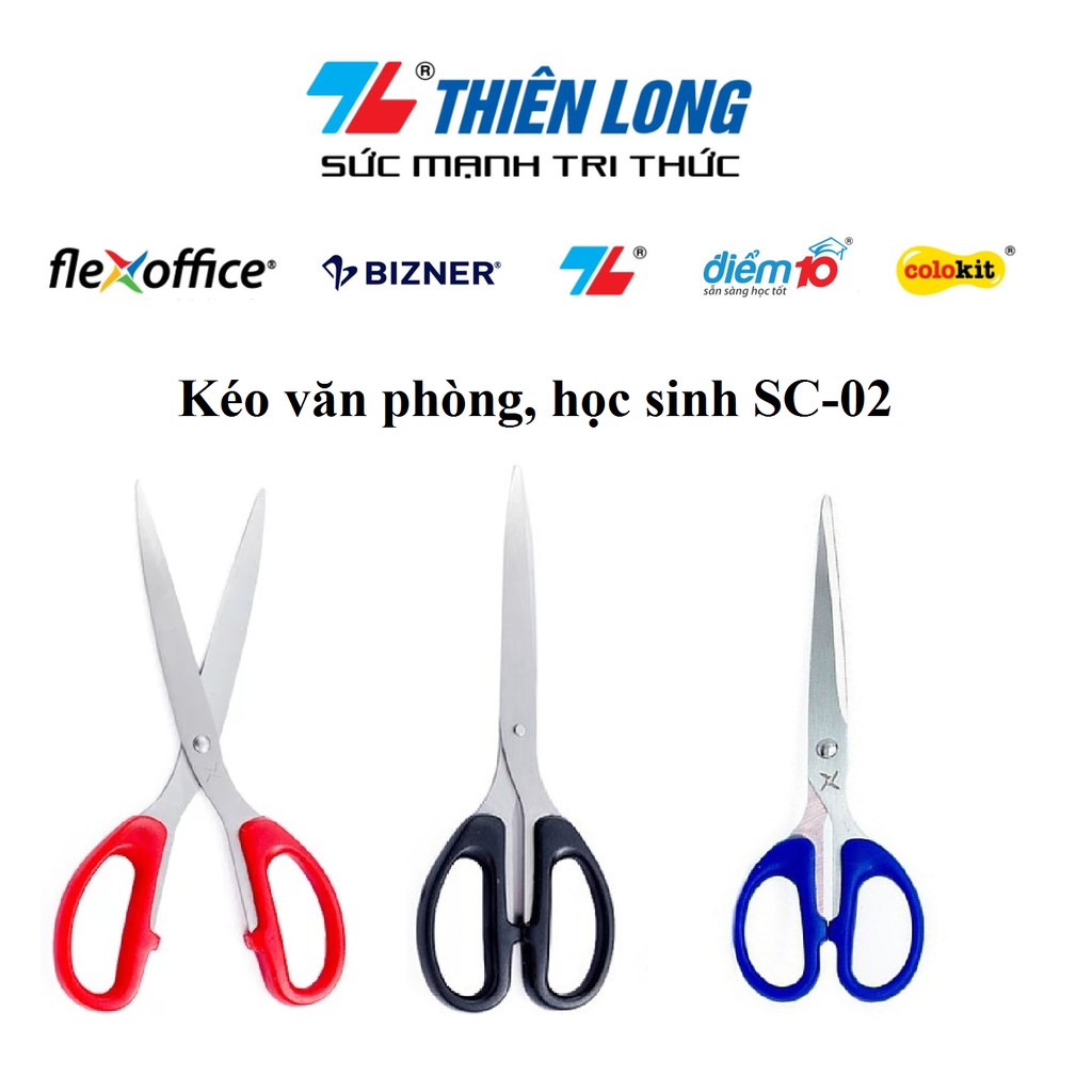 Kéo văn phòng, học sinh Flexoffice FO-SC01, FO-SC02