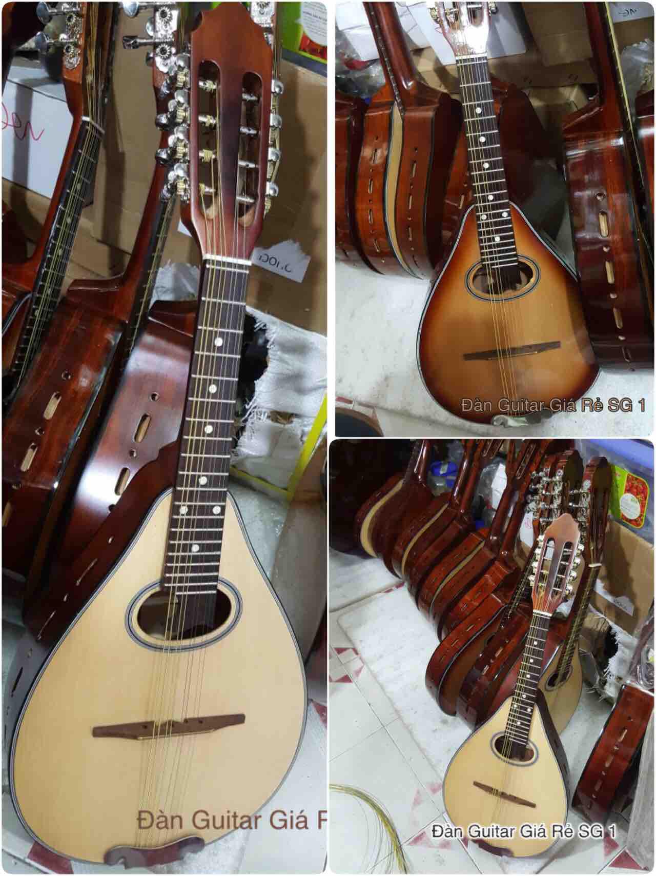 Đàn Mandolin gỗ hồng đào có đúp hông