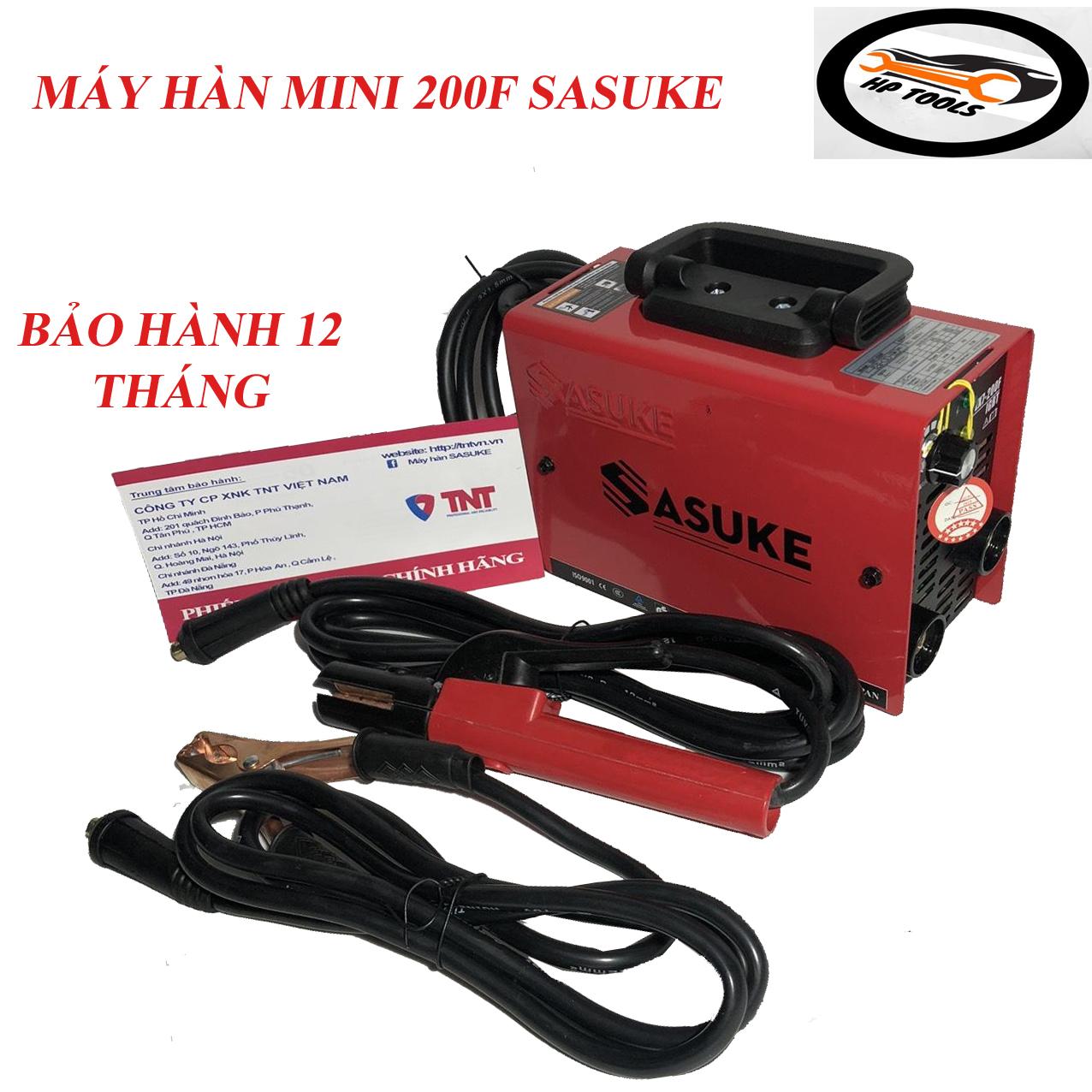 Máy hàn mini điện tử sasuke zx7-200f-chuyên que 2.5-hàng chính hãng-bảo hành 12 tháng-máy hàn que mini