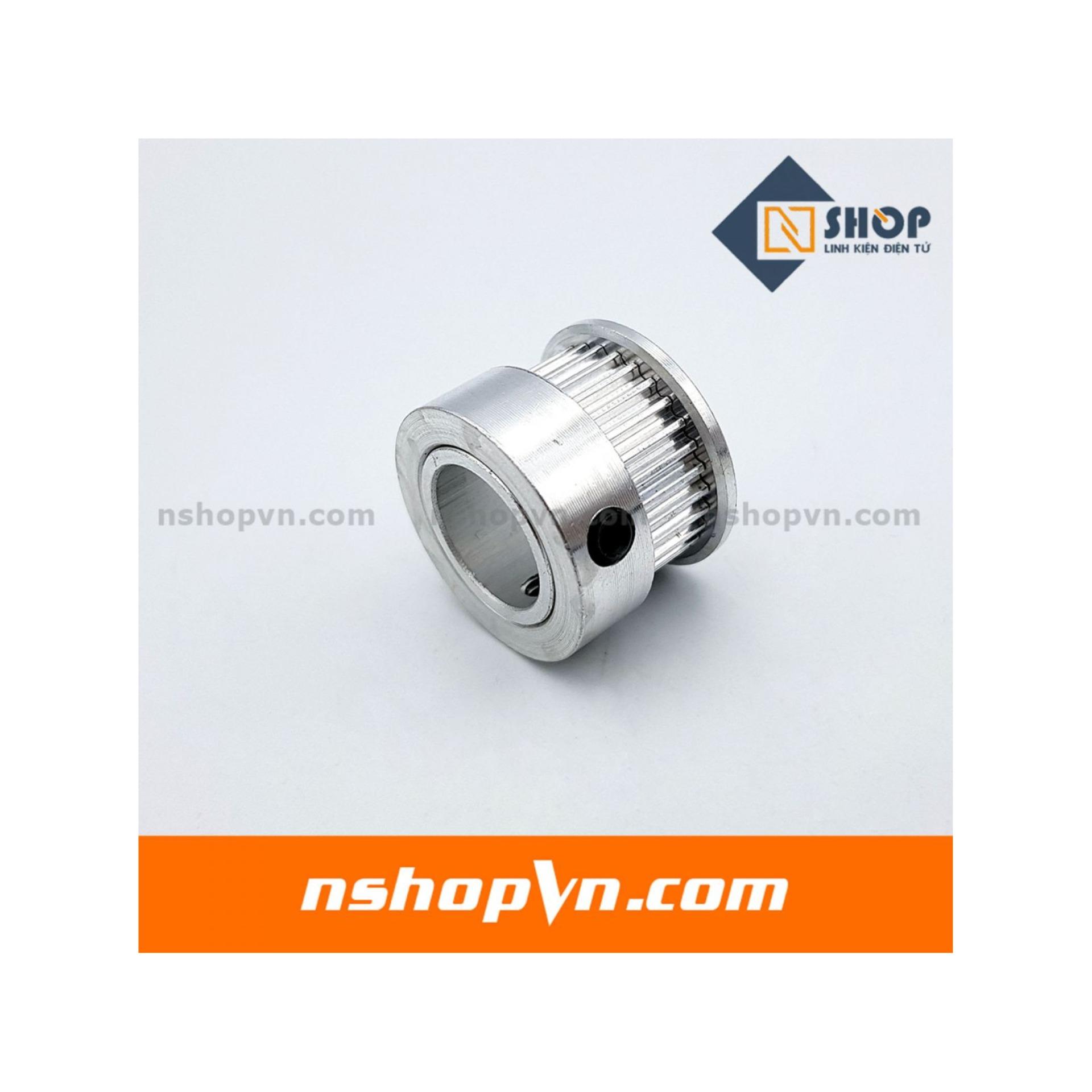 Puly GT2 30 răng trục 12mm