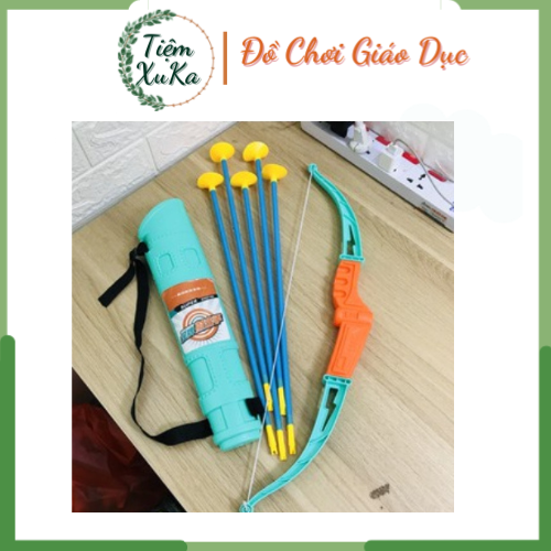 Đồ chơi cung tên đầu dính có gùi đựng tên xinh xắn
