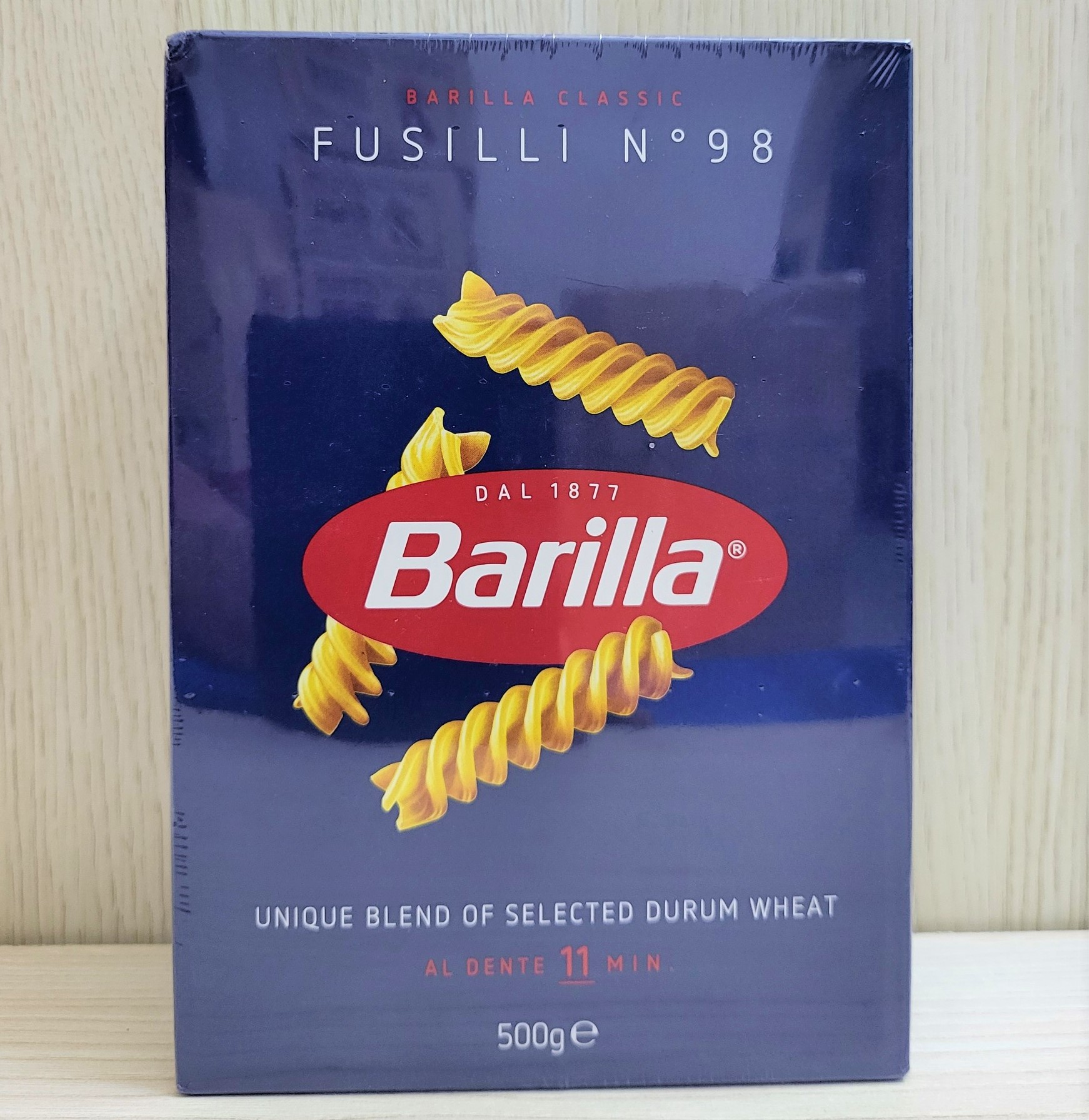 BARILLA hộp 500g SỐ 98 MÌ NUI XOẮN LÒ XO No 98 Fusilli Pasta HALAL