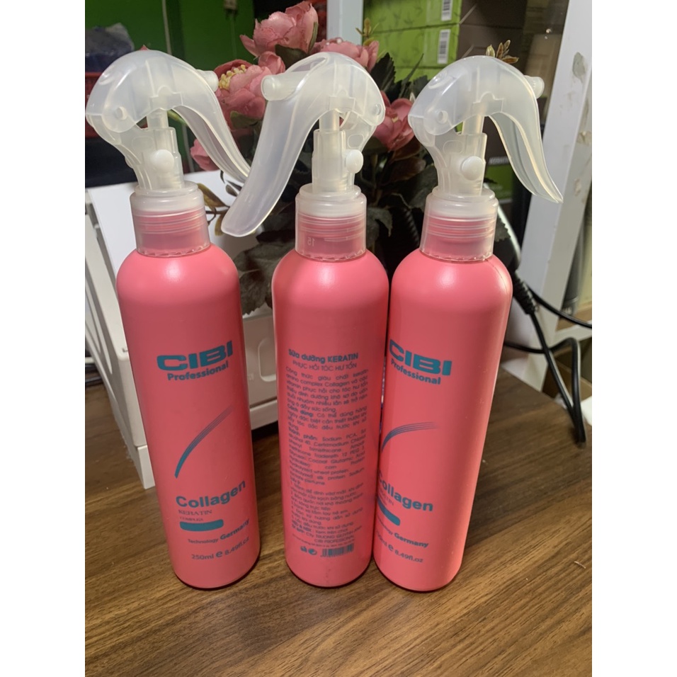 XỊT DƯỠNG TÓC KERATIN CIBI 250ML