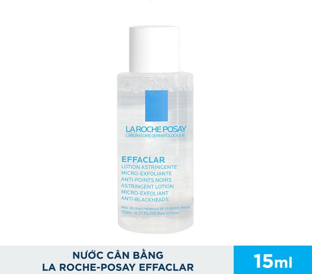 [HCM]Minisize La Roche Posay Nước Cân Bằng Se Khít Lỗ Chân Lông Làm Sạch Sâu Cho Da Nhờn Mụn Effaclar 15Ml