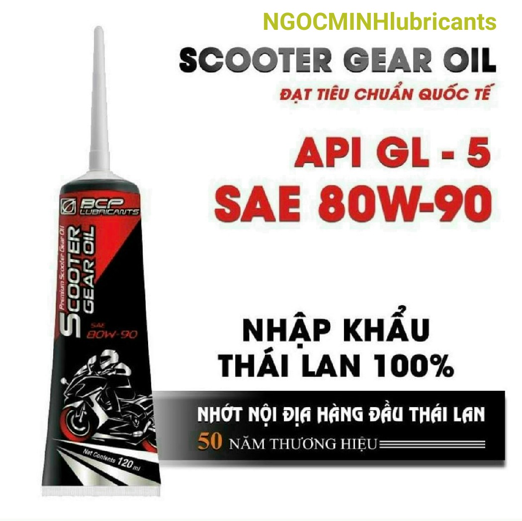 Nhớt hộp số xe tay ga BCP Motocycle Gear Oil SAE 8W90- API GL-5