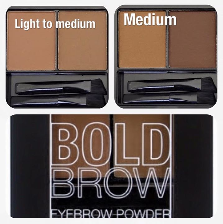 Bột kẻ chân mày BOLD BROWN _ MEDIUM