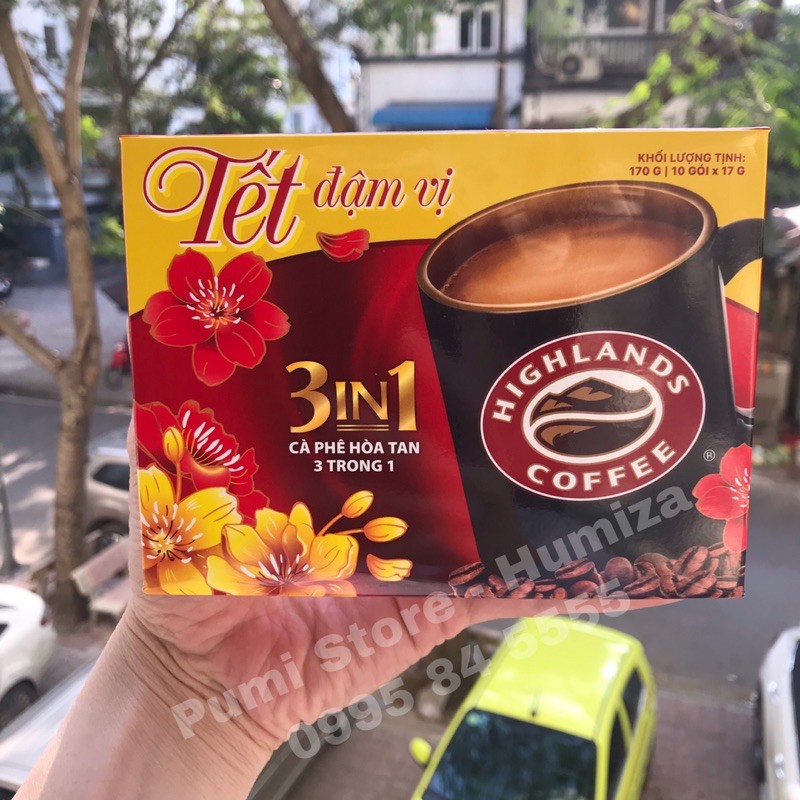 BÁO GIÁ Cà Phê Highland Coffee | Shopee Lazada Sendo Tiki mới nhất 44 Cà phê Highlands coffee 3in1 hoà tan (10 gói x 17g)