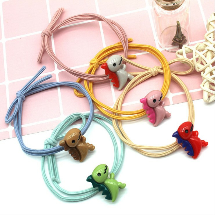 CỘT TÓC KHỦNG LONG CON SIÊU CUTE - COMBO 03 CỘT TÓC