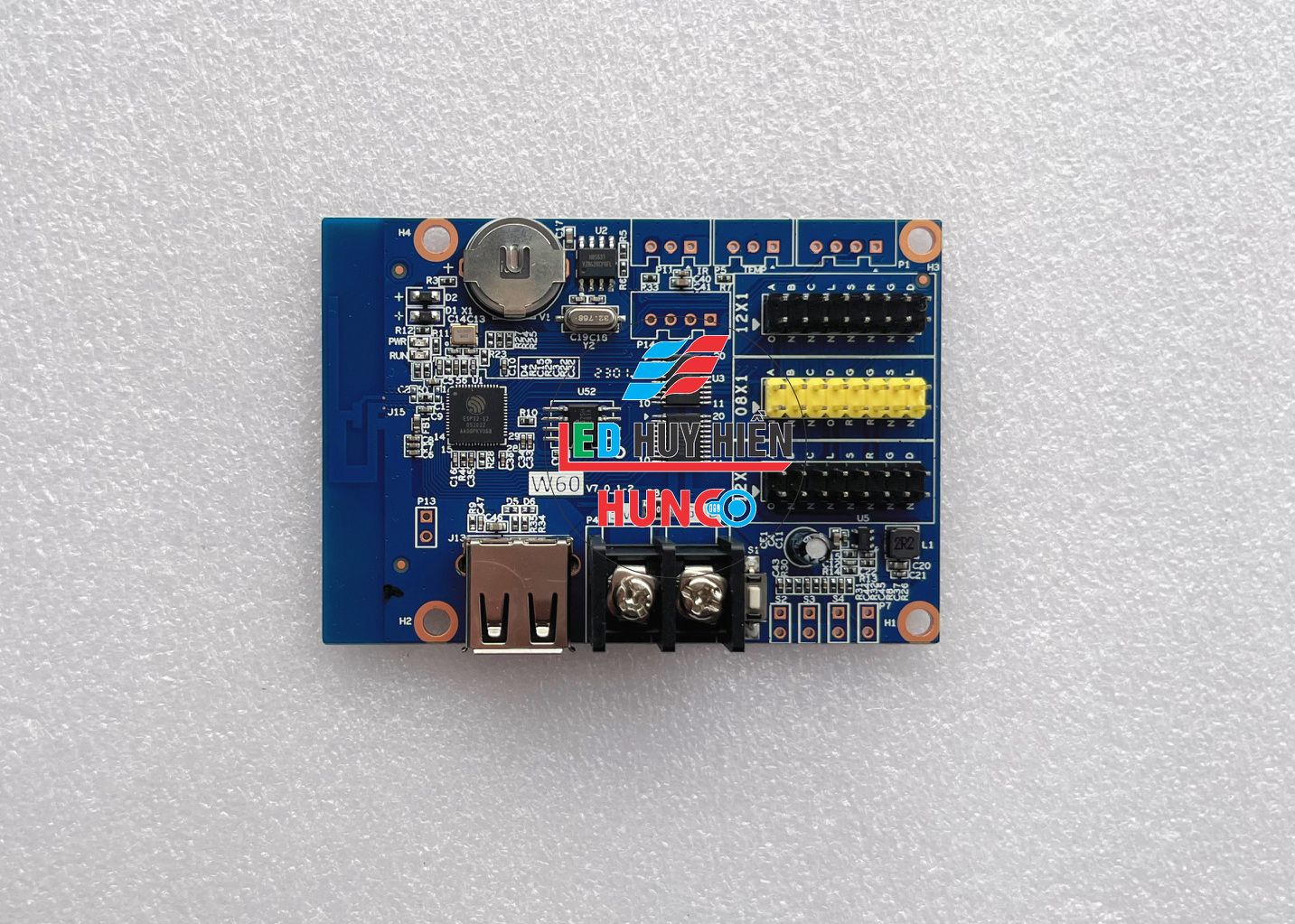 Mạch HD W60 (USB WIFI) hỗ trợ 2 tầng module led 13 màu