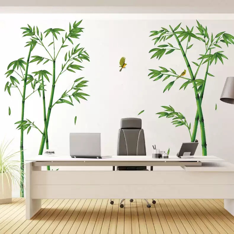 Decal dán tường: Cành trúc xinh GS227