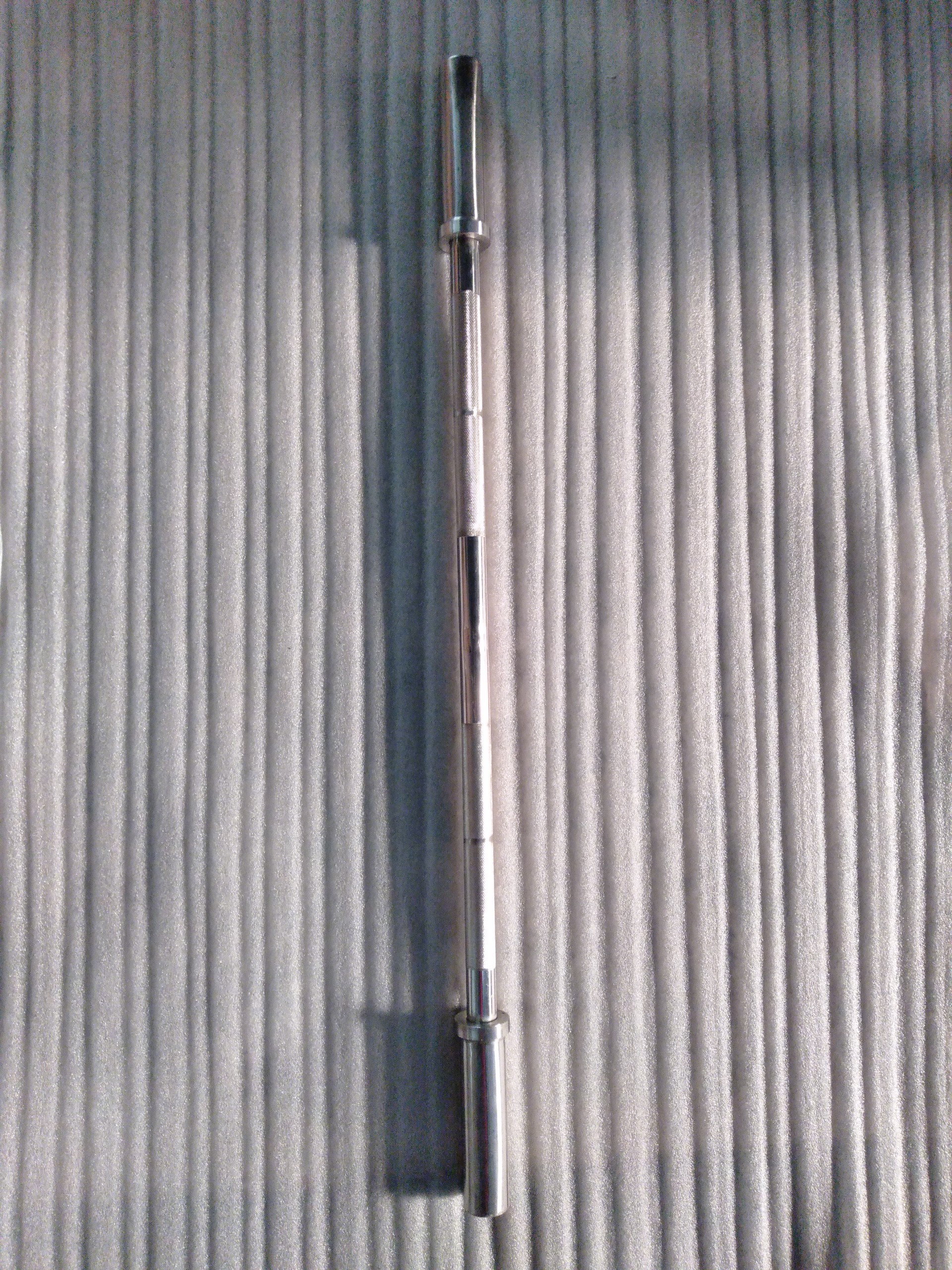 Thanh đòn tạ 2,2m inox phi 50 (tặng bộ khóa đòn tạ ABs xịn xò - hàng loại 1)