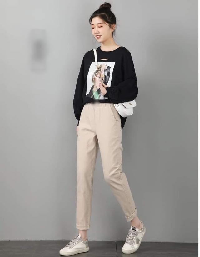 [HCM]VIDEO THẬT - Quần baggy kaki basics hot trend ( ẢNH THẬT CUỐI )