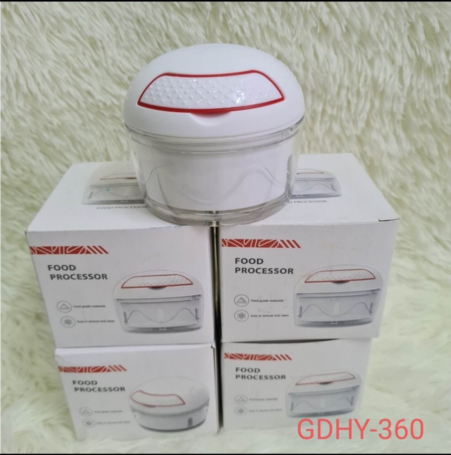 Dụng cụ xay tỏi ớt mini đa năng thế hệ mới, xay tỏi giật dây.