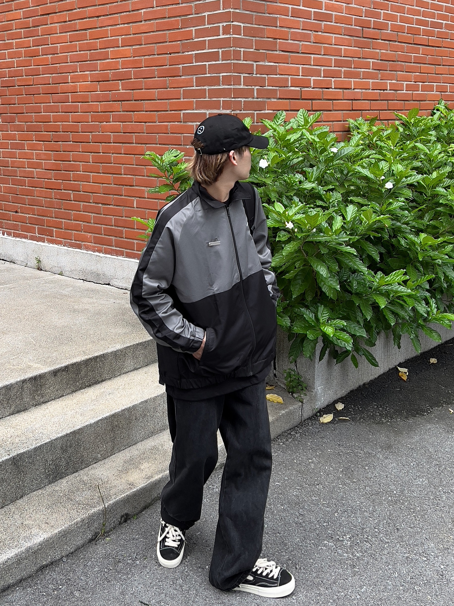 AITHER STUDIO Áo khoác Jacket Dù Unisex form rộng