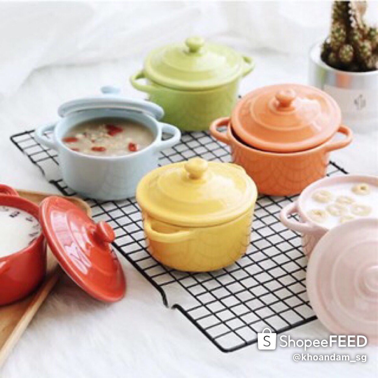 Chén Sứ Ăn Dặm Có Nắp Size To Cho Bé