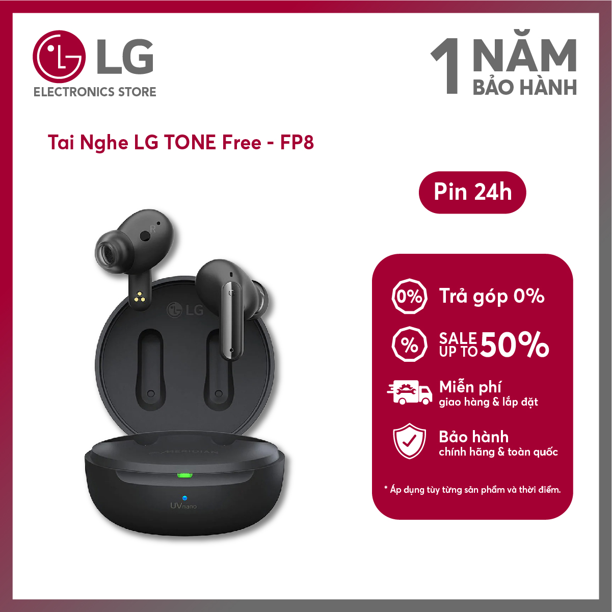 Tai nghe LG TONE Free FP8