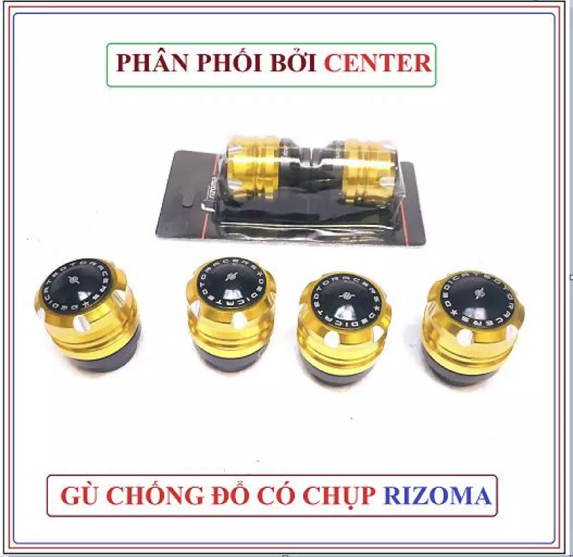 [ Giá 1 cặp ] Gù chống đổ có chụp màu xanh