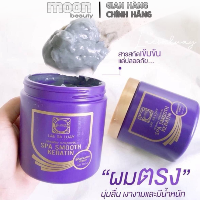 ❤ Ủ Lụa, Ủ Phục Hồi Tóc LAE SA LUAY Spa Smooth Keratin Thái Lan (250ml) ❤️