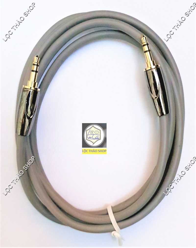 Cáp loa 2 đầu jack 3.5 dài 1.5M 3M 5M 10M 15M cao cấp (cáp 2 đầu 3.5, dây 2 đầu Jack 3.5)