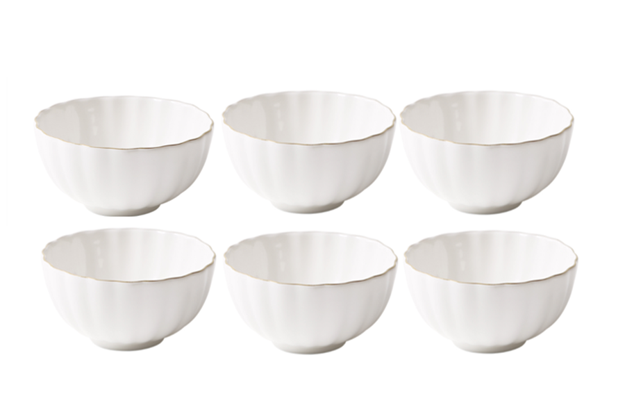 Erato - Bộ 6 bát cơm Cotton -  에라 토 코튼 공기 6P