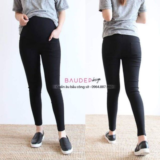 Quần bầu dài kaki công sở