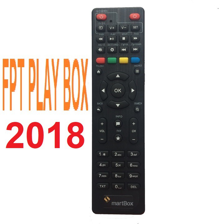 SmartBox - Remote điều khiểu SmartBox, thay thế FPT 2018 2019