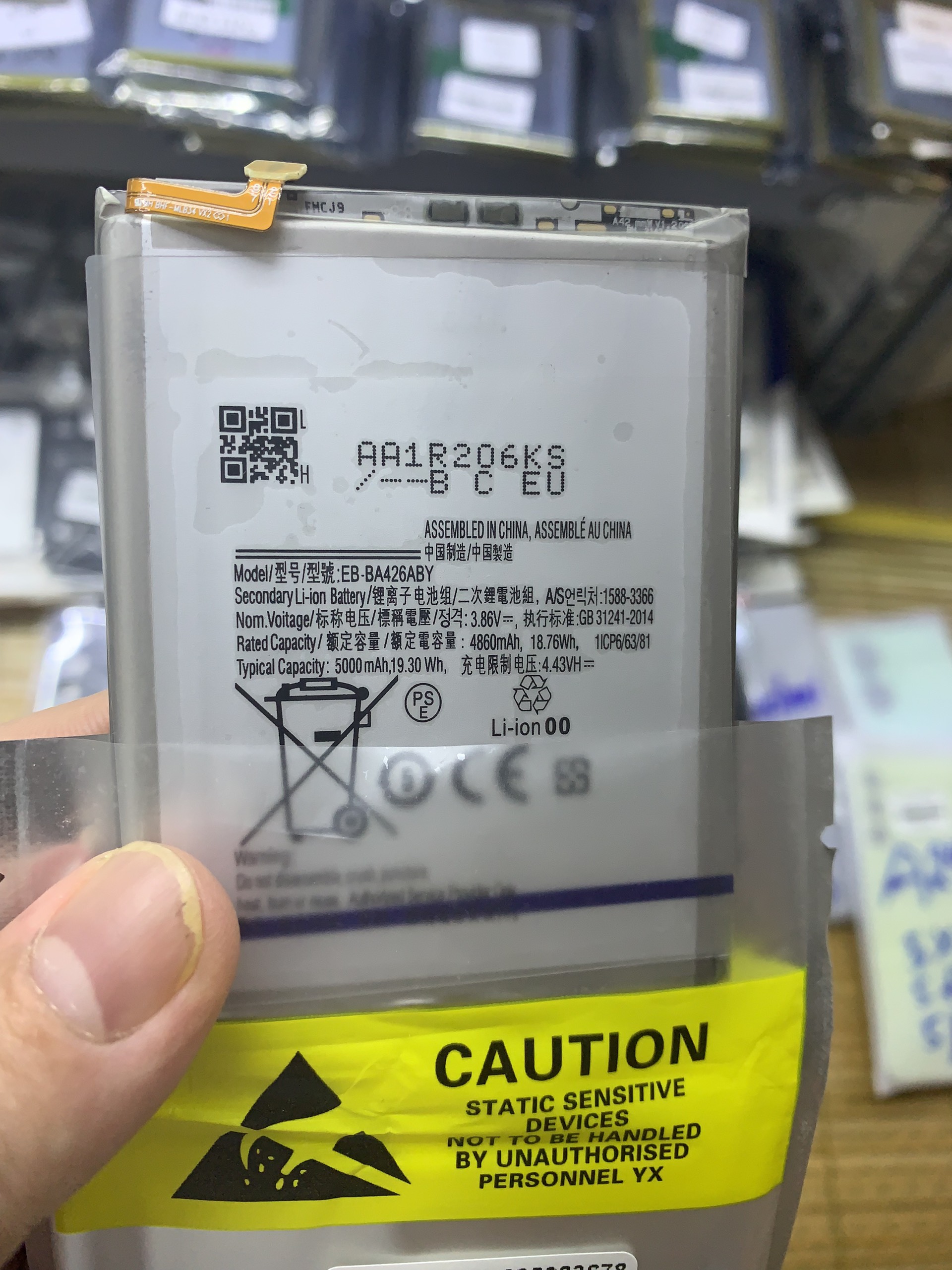 Pin ZIN Samsung (EB-BA426ABY) / A42 / A72 / A32 - 5G / 5000mAh