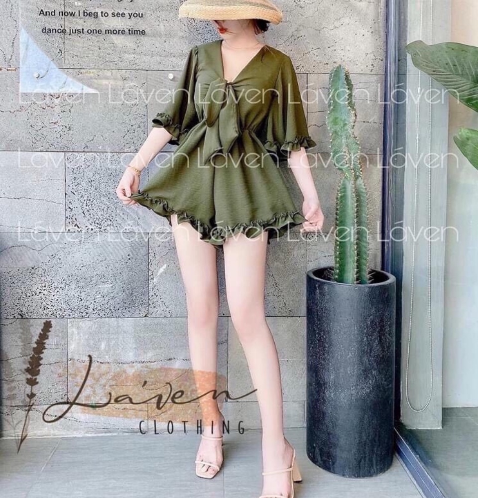 [HCM]Jum đùi cột nơ cổ áo tay lỡ