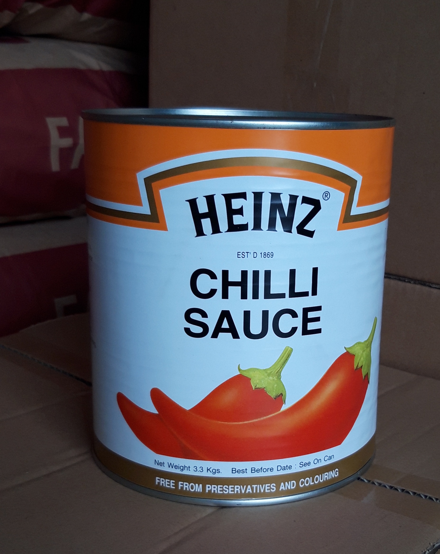TƯƠNG ỚT HEINZ CHILLI SAUCE CAN 3.3KG