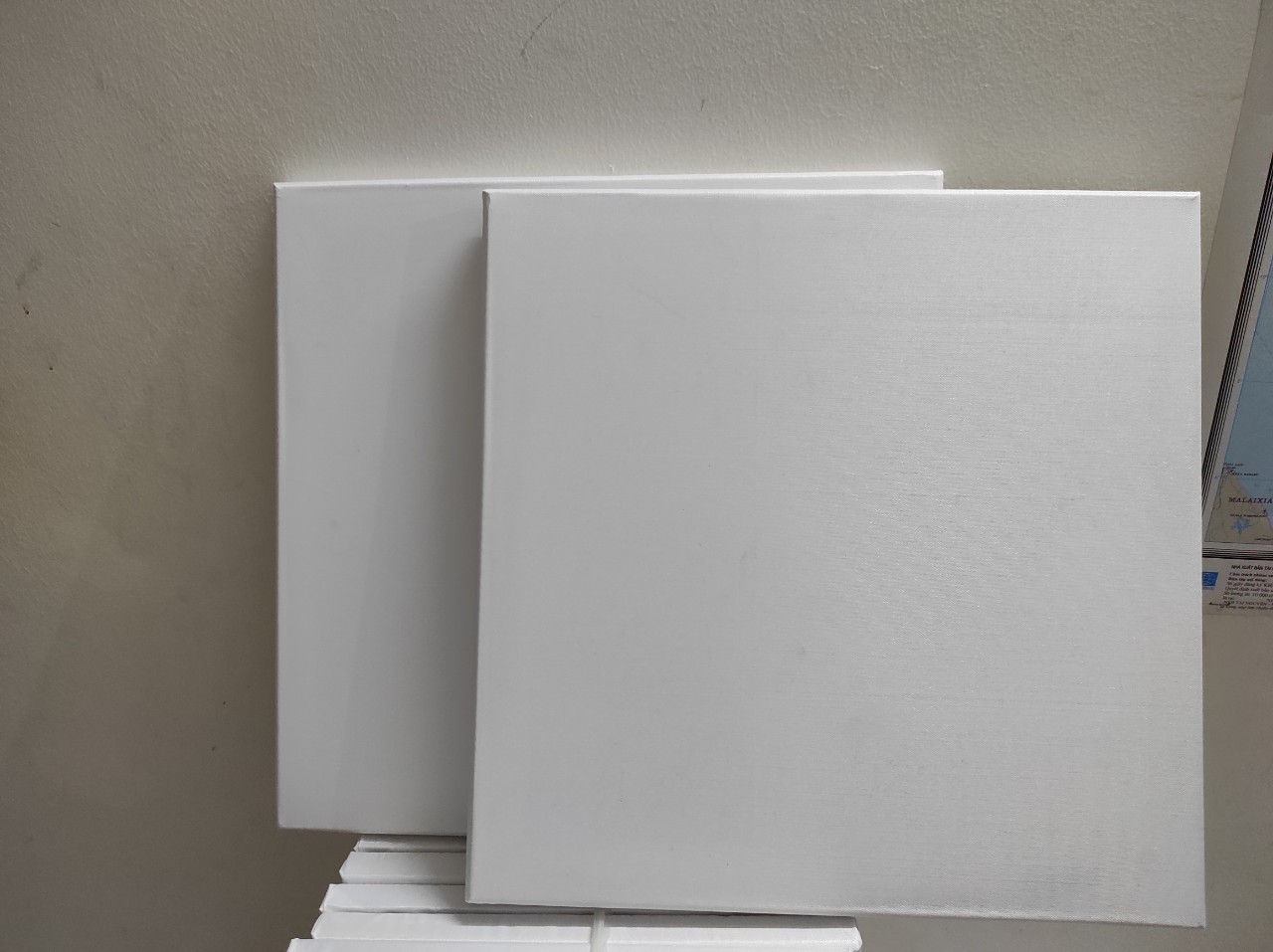Combo 2 Toan vẽ tranh 40x40 cm căng sẵn