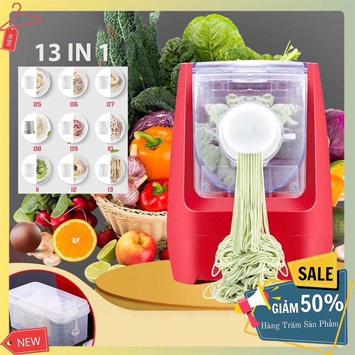 Máy làm mì, máy làm bún máy làm mỳ tươi - Chính hãng SOKANY Tặng kèm 13 khuôn